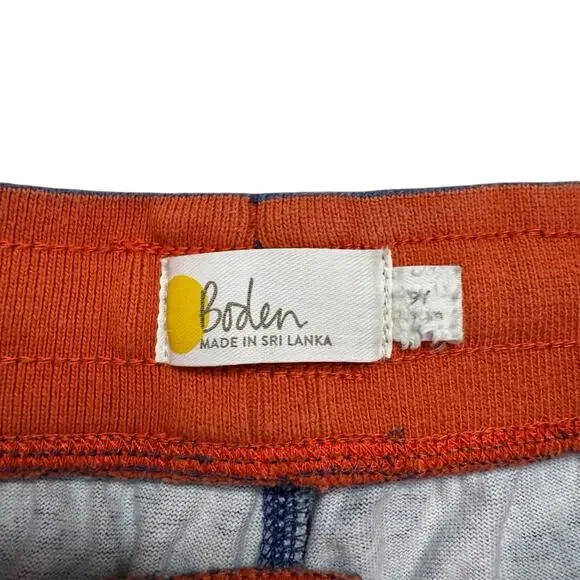 BODEN Shark Water Blue Long Line Baggies Knit Shorts Size 9Y Boys 100% Cotton - Picture 3 of 5